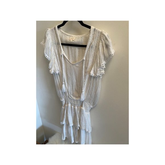 Surf Gypsy Crochet Dress - White Sparkle - Picture 3 of 9